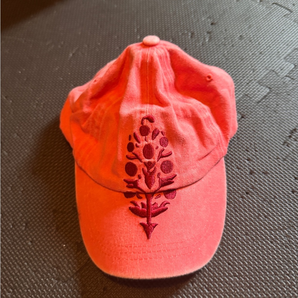 FP Movement by Free People Red Embroidered Hat